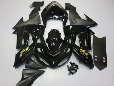 06-07 Noir & Or Kawasaki ZX10R Carénage Moto