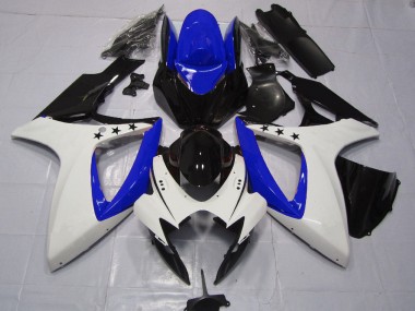 06-07 Étoile Bleu Foncé Suzuki GSXR 600-750 Carénage Moto