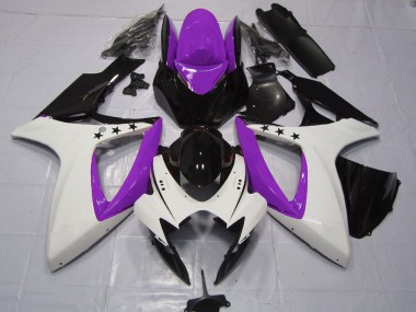 06-07 Étoile Violette Suzuki GSXR 600-750 Carénage Moto
