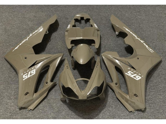 06-08 Bronzage Brillant Du Désert Triumph Daytona 675 Carénage Moto 06-08 Bronzage Brillant Du Désert Triumph Daytona 675 Carénage Moto