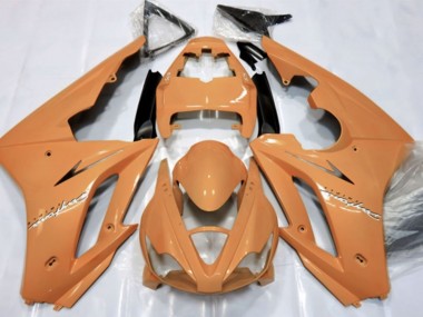 06-08 Orange Clair Triumph Daytona 675 Carénage Moto