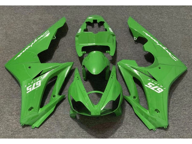 06-08 Vert Brillant Triumph Daytona 675 Carénage Moto 06-08 Vert Brillant Triumph Daytona 675 Carénage Moto
