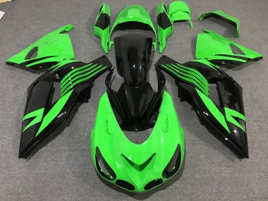 06-11 Vert Clair Kawasaki ZX14R Carénage Moto