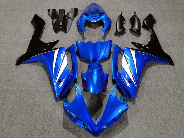 07-08 Bleu Blanc & Noir Yamaha R1 Carénage Moto 07-08 Bleu Blanc & Noir Yamaha R1 Carénage Moto