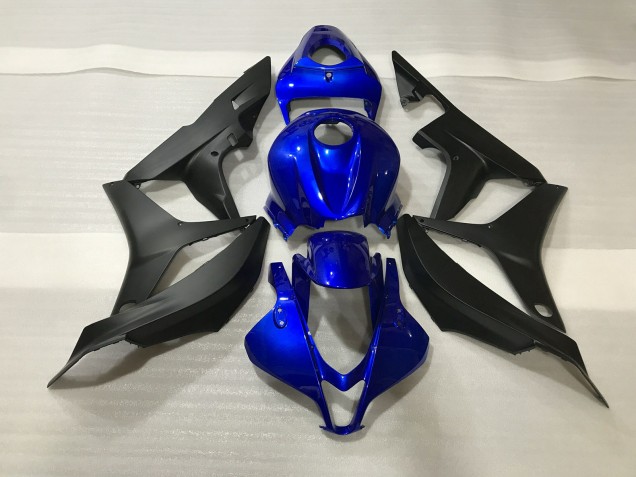 07-08 Bleu Brillant & Citron Vert Honda CBR600RR Carénage Moto 07-08 Bleu Brillant & Citron Vert Honda CBR600RR Carénage Moto