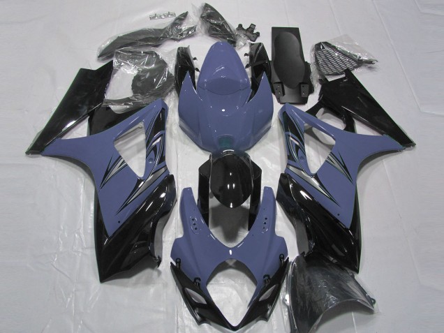 07-08 Bleu Foncé & Noir Suzuki GSXR 1000 Carénage Moto 07-08 Bleu Foncé & Noir Suzuki GSXR 1000 Carénage Moto