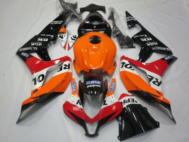 07-08 Orange Clair Repsol Honda CBR600RR Carénage Moto