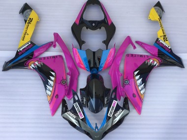 07-08 Requin Rose Yamaha R1 Carénage Moto