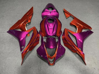 07-08 Rouge Violet Honda CBR600RR Carénage Moto