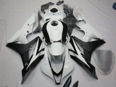 07-08 Style Blanc & Noir OEM Honda CBR600RR Carénage Moto