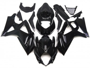 07-08 Style Noir Brillant Suzuki GSXR 1000 Carénage Moto