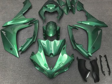 07-08 Vert Brillant Yamaha R1 Carénage Moto