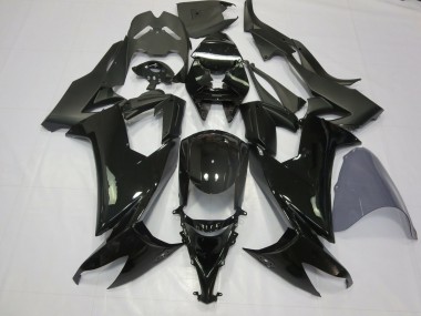 08-10 Noir Brillant Kawasaki ZX10R Carénage Moto