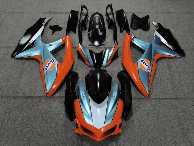 08-10 Opaco Gulf Suzuki GSXR 600-750 Carénage Moto