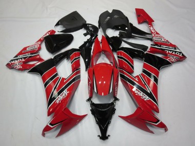 08-10 Rouge Noir Kawasaki ZX10R Carénage Moto