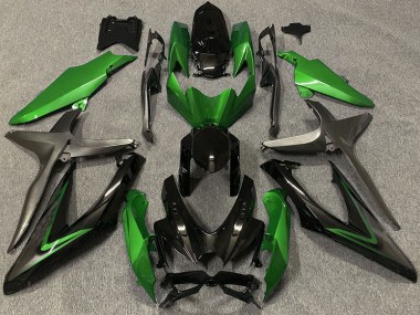 08-10 Vert Brillant & Vert R Suzuki GSXR 600-750 Carénage Moto