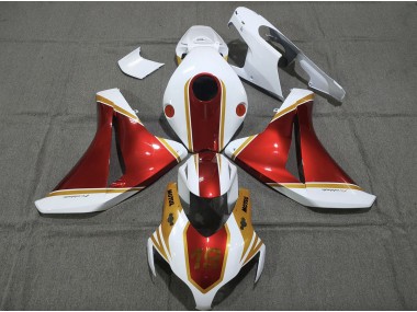 08-11 Or & Rouge 19 Honda CBR1000RR Carénage Moto