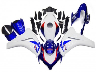 08-11 Étoile Bleue Vibrante Honda CBR1000RR Carénage Moto