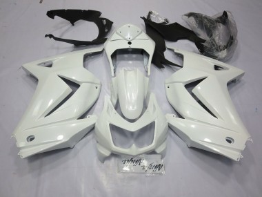 08-12 Blanc Brillant Kawasaki Ninja 250 Carénage Moto