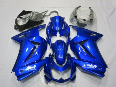 08-12 Bleu Brillant Kawasaki Ninja 250 Carénage Moto