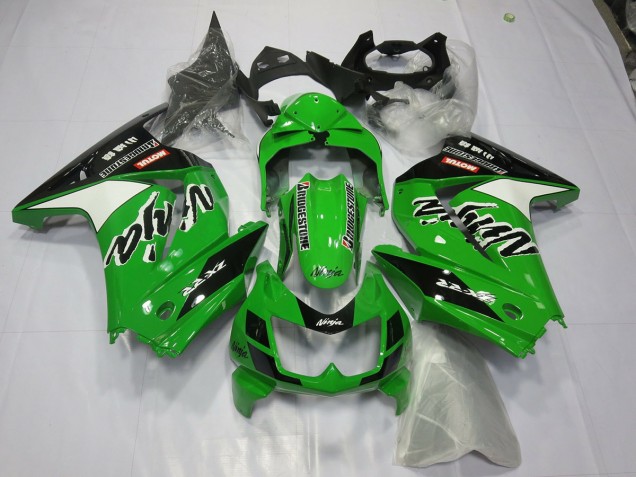 08-12 Ninja Vert Kawasaki Ninja 250 Carénage Moto