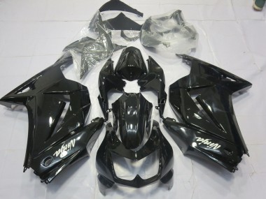 08-12 Noir Brillant Kawasaki Ninja 250 Carénage Moto