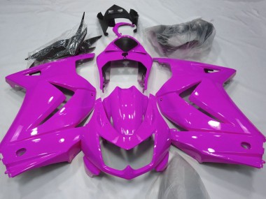 08-12 Rose Brillant Kawasaki Ninja 250 Carénage Moto