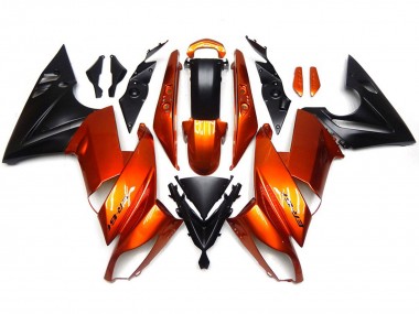 09-11 Orange Brûlée Kawasaki Ninja 650R Carénage Moto
