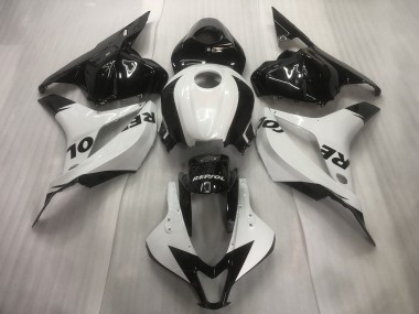 09-12 Blanc / Noir Repsol Uni Honda CBR600RR Carénage Moto