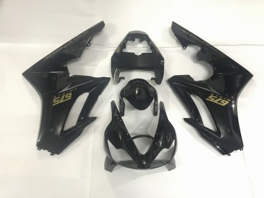 09-12 Noir Brillant & Or Triumph Daytona 675 Carénage Moto