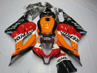 09-12 Noir Repsol Honda CBR600RR Carénage Moto