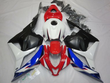 09-12 OEM Style Noir Blanc Rouge & Bleu Honda CBR600RR Carénage Moto