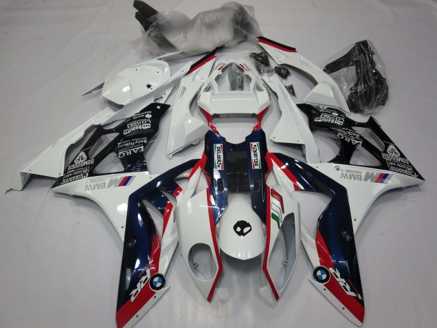 09-14 Alien Bleu & Blanc BMW S1000RR Carénage Moto 09-14 Alien Bleu & Blanc BMW S1000RR Carénage Moto