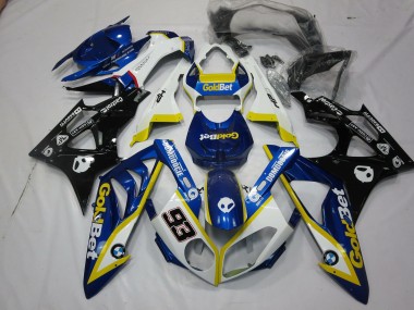 09-14 Alien Bleu & Blanc BMW S1000RR Carénage Moto