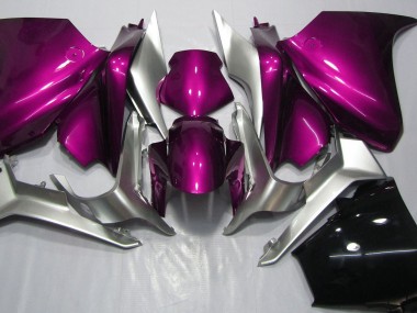 10-13 Rose Foncé & Argent Honda VFR1200 Carénage Moto