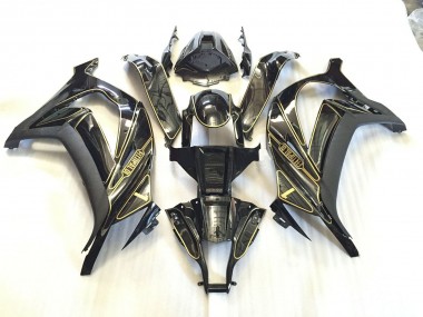 11-15 Garniture Dorée Kawasaki ZX10R Carénage Moto