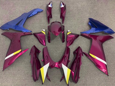 11-24 Rouge Brillant & Bleu Suzuki GSXR 600-750 Carénage Moto