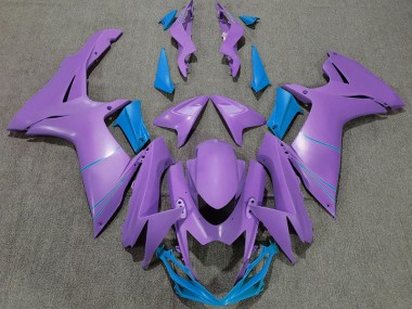 11-24 Violet Mat & Bleu Suzuki GSXR 600-750 Carénage Moto