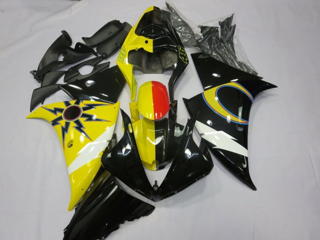 12-14 Jaune 46 Yamaha R1 Carénage Moto