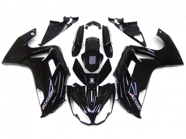 12-14 Noir Brillant Kawasaki ER6F Carénage Moto