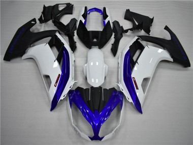 12-16 Bleu & Blanc Kawasaki Ninja 650R Carénage Moto