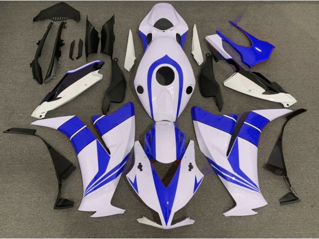 12-16 Bleu Brillant & Blanc Honda CBR1000RR Carénage Moto 12-16 Bleu Brillant & Blanc Honda CBR1000RR Carénage Moto