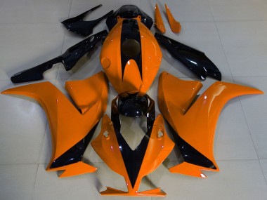 12-16 Orange Brillant & Noir Honda CBR1000RR Carénage Moto