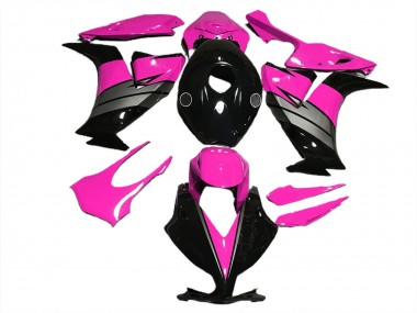 12-16 Rose Brillant Noir & Gris Honda CBR1000RR Carénage Moto