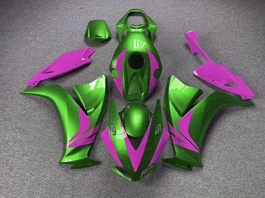 12-16 Vert Brillant & Rose Honda CBR1000RR Carénage Moto