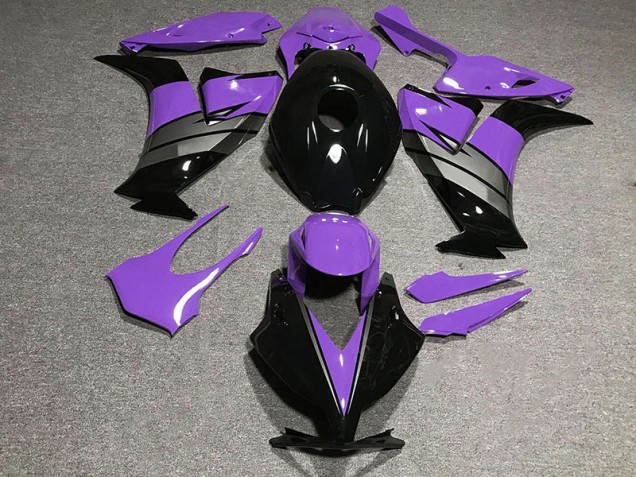 12-16 Violet Brillant Noir & Gris Honda CBR1000RR Carénage Moto 12-16 Violet Brillant Noir & Gris Honda CBR1000RR Carénage Moto