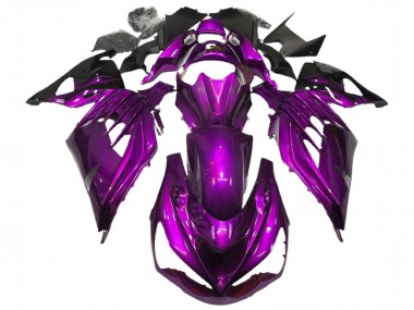 12-21 Ambiance Violet Brillant Kawasaki ZX14R Carénage Moto