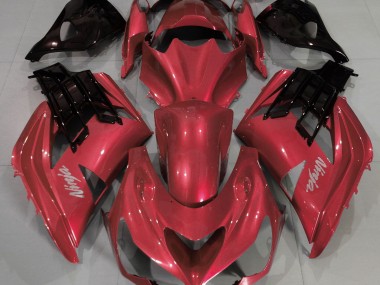 12-21 Rouge Vif Kawasaki ZX14R Carénage Moto