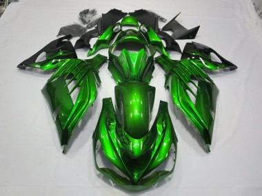 12-21 Vert Noir Kawasaki ZX14R Carénage Moto