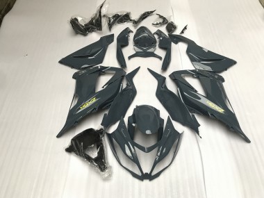 13-18 Gris Brillant Kawasaki ZX6R Carénage Moto